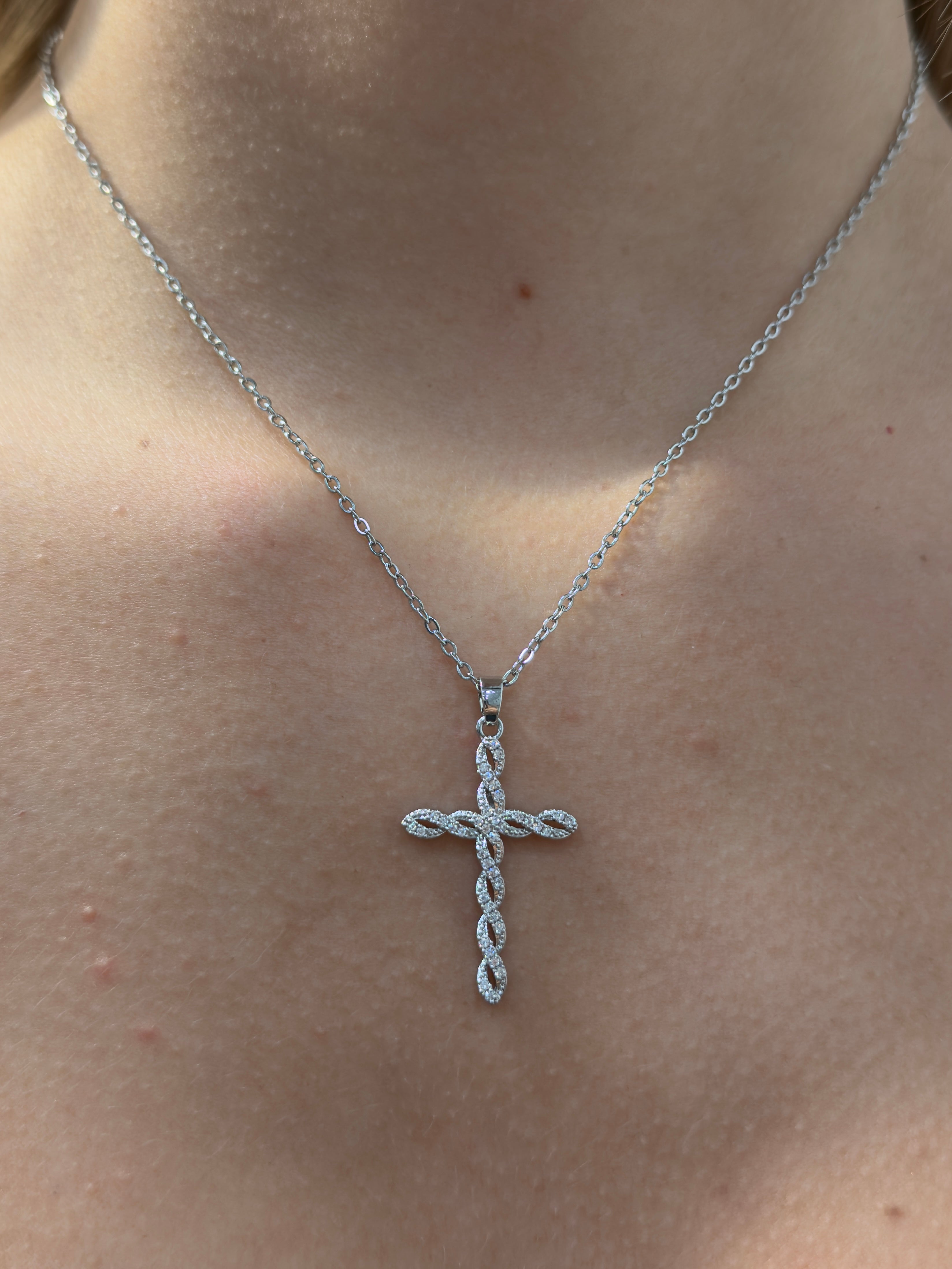 Collana Croce Shine