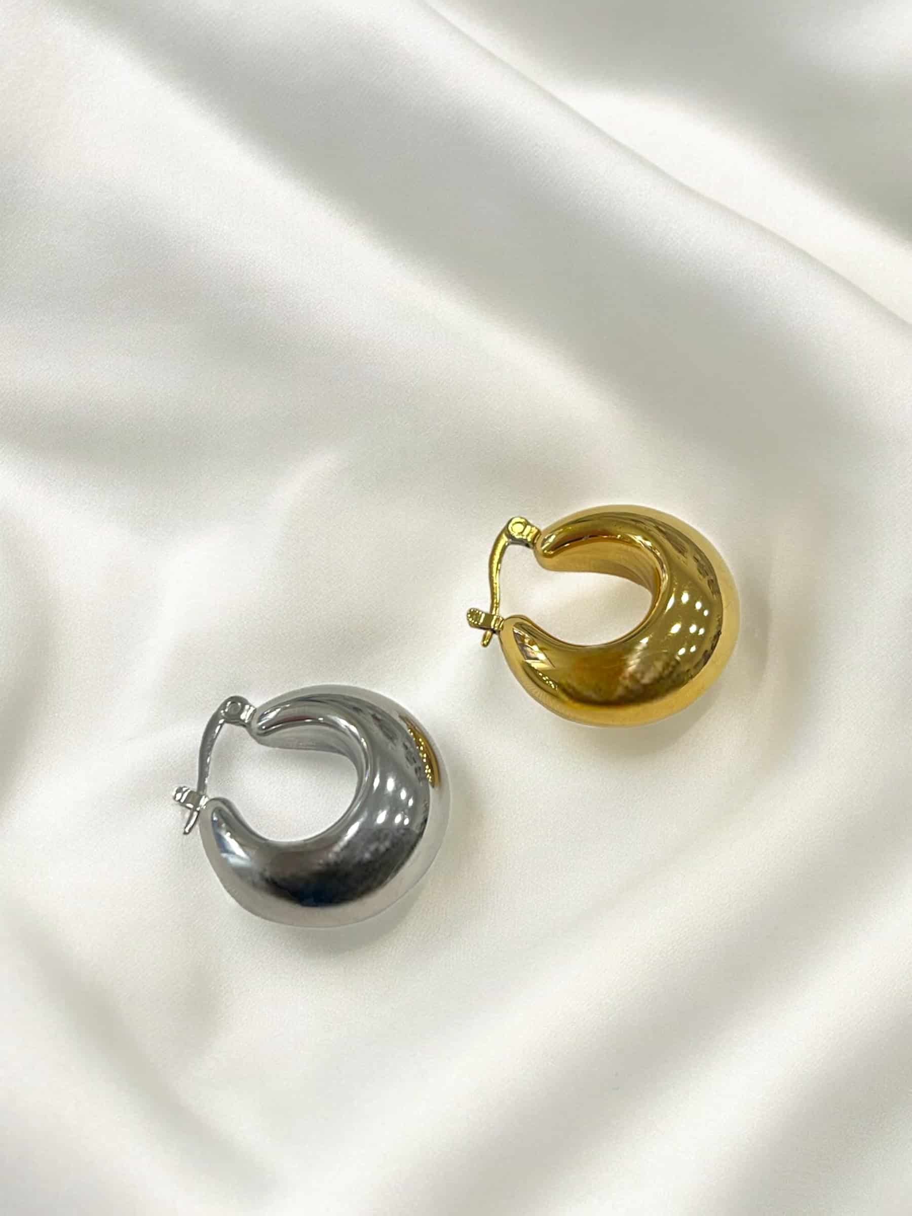 Orecchini Dubai small<span> - </span>Argentato image