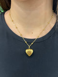 Collana Cuore Bombato