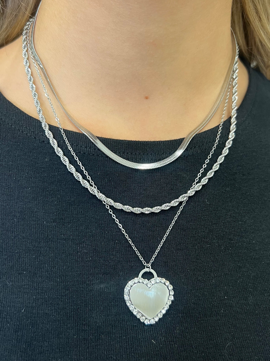 Collana Cuore Tris