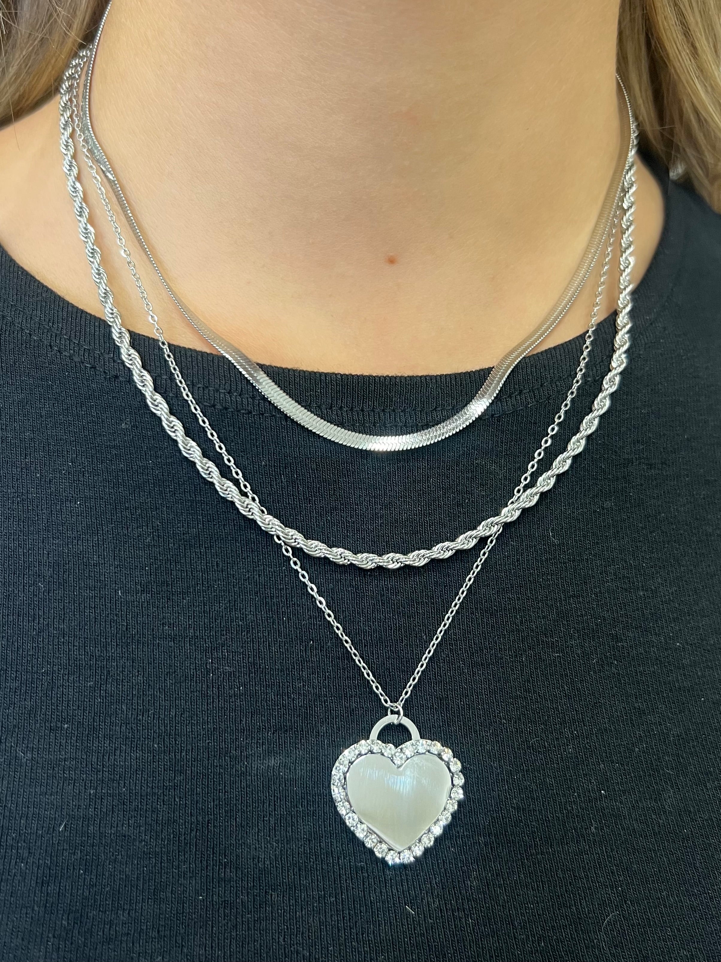 Collana Cuore Tris
