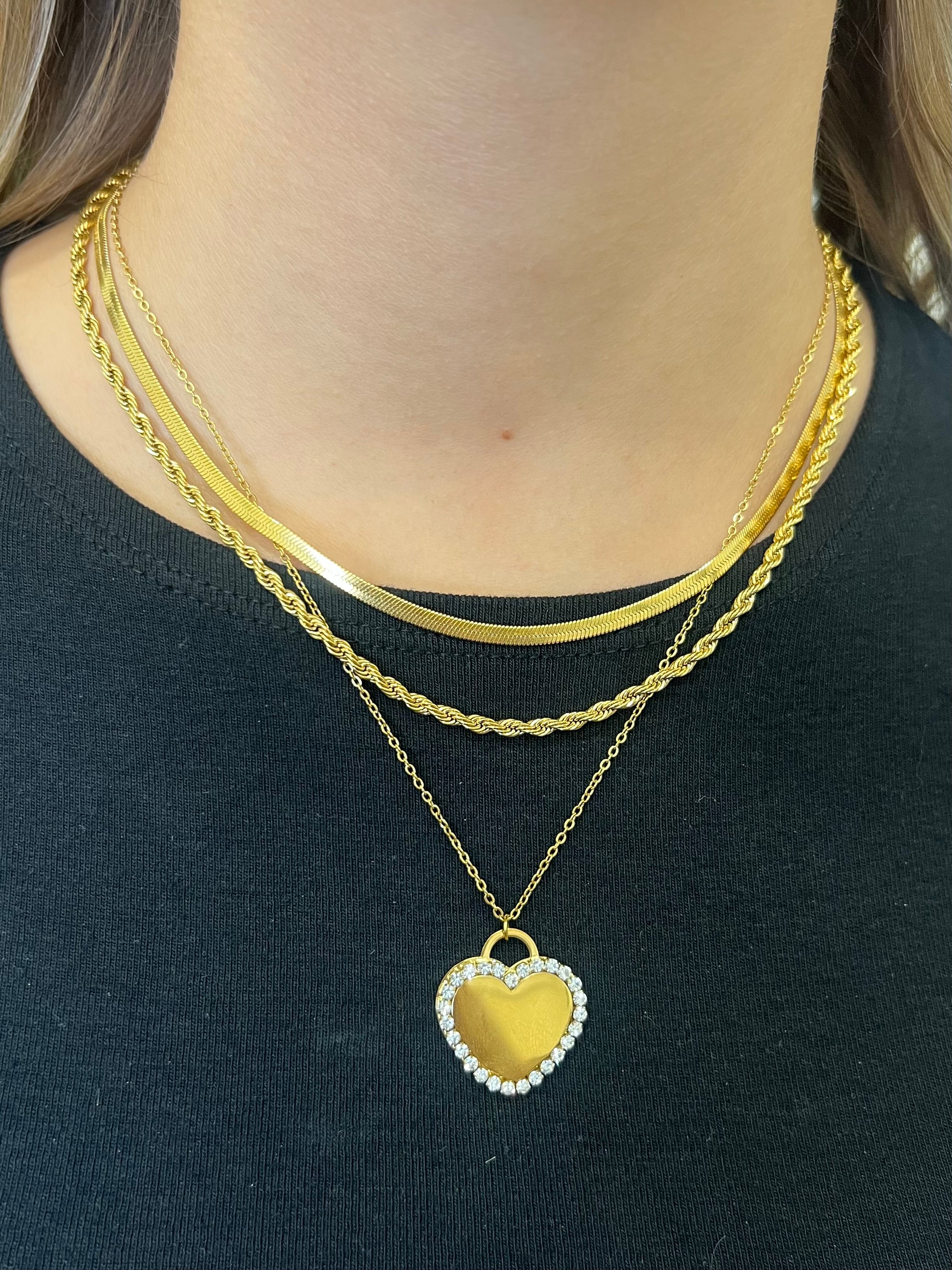 Collana Cuore Tris