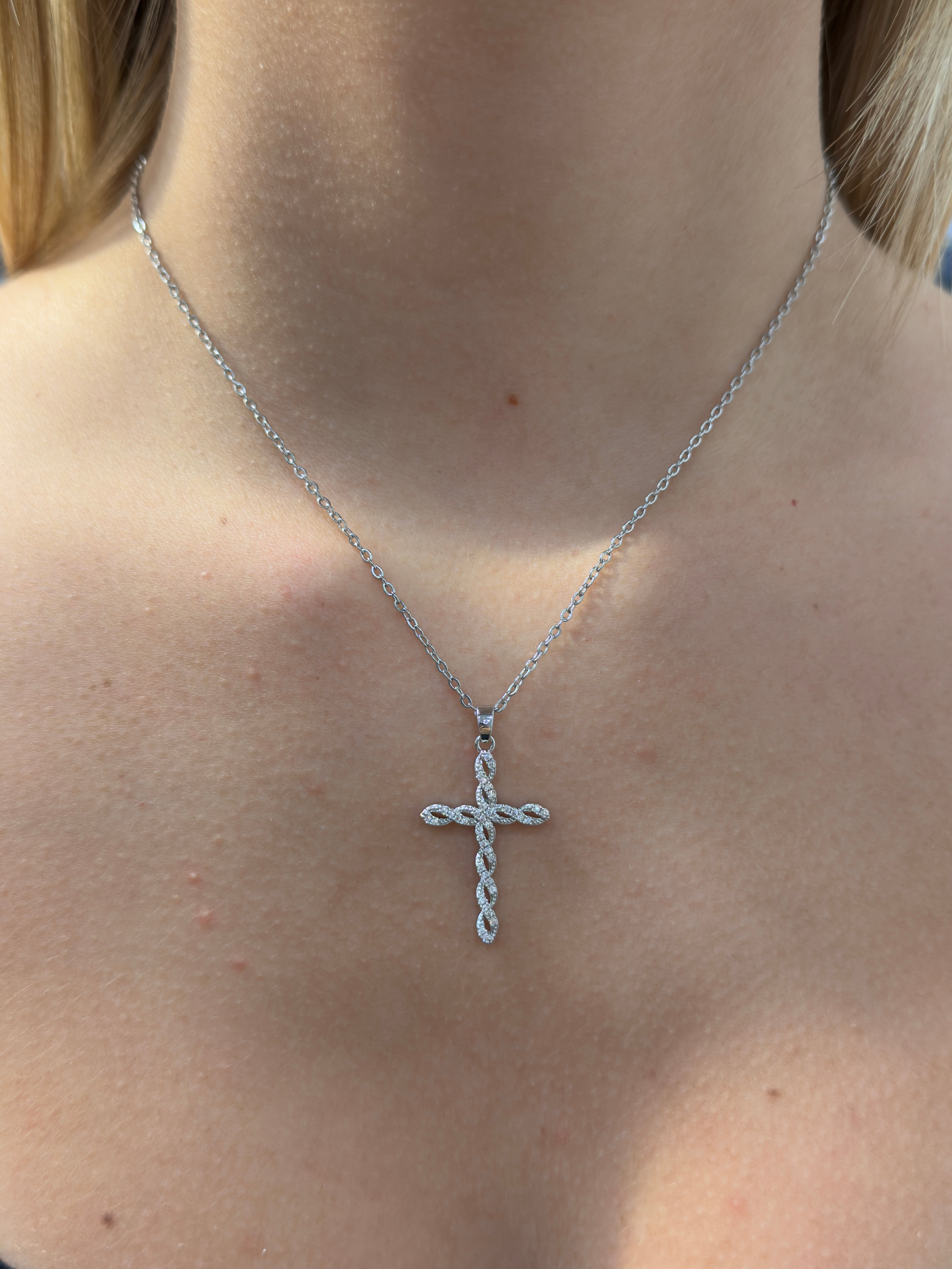 Collana Croce Shine