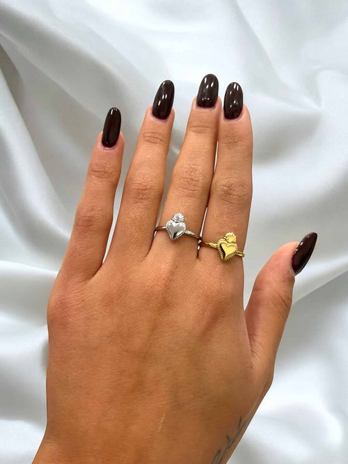 Anello cuore sacro image 1