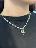 Collana perle heart<span> - </span>Argentata image